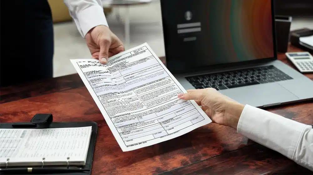 Receiving a DD 2345 Form