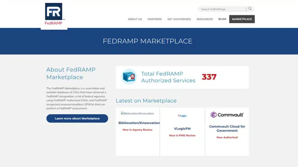 The FedRAMP Marketplace