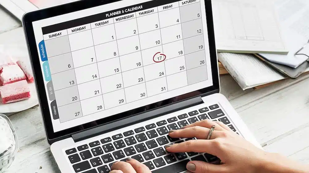Circling a Date on a Calendar