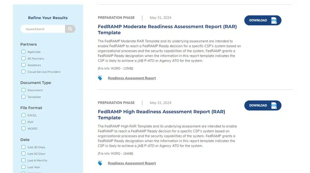 FedRAMP Resources Page