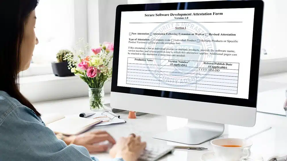 Secure Software Development Attestation Form