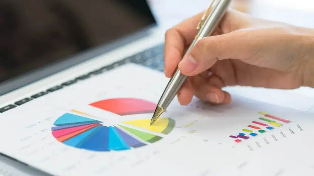 A Person Reviewing Data