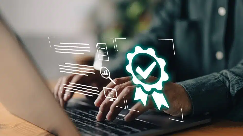 A Person Achieving a Security Certification
