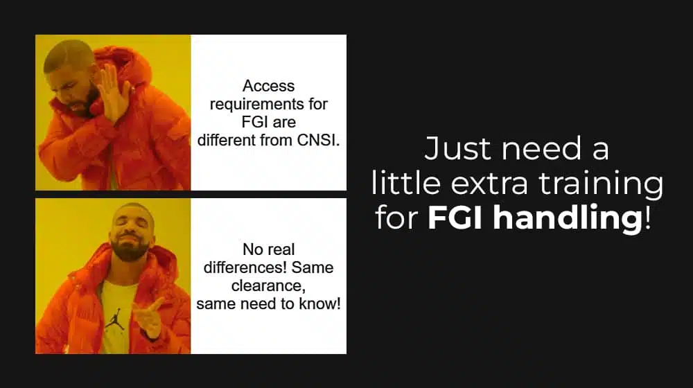 FGI Access Requirements
