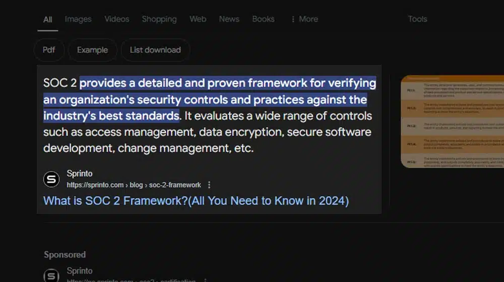 SOC 2 Framework