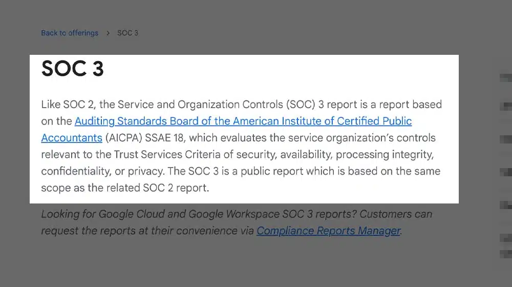 SOC 3 Report
