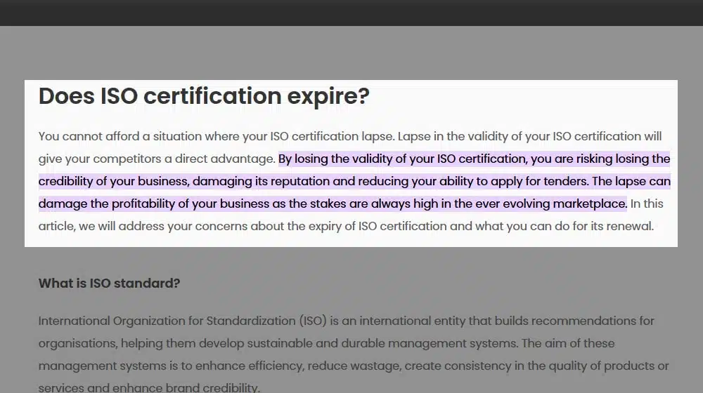 What Happens if Your ISO 27001 Certification Expires