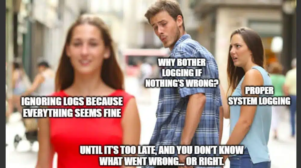 6 Not Maintaining Logs
