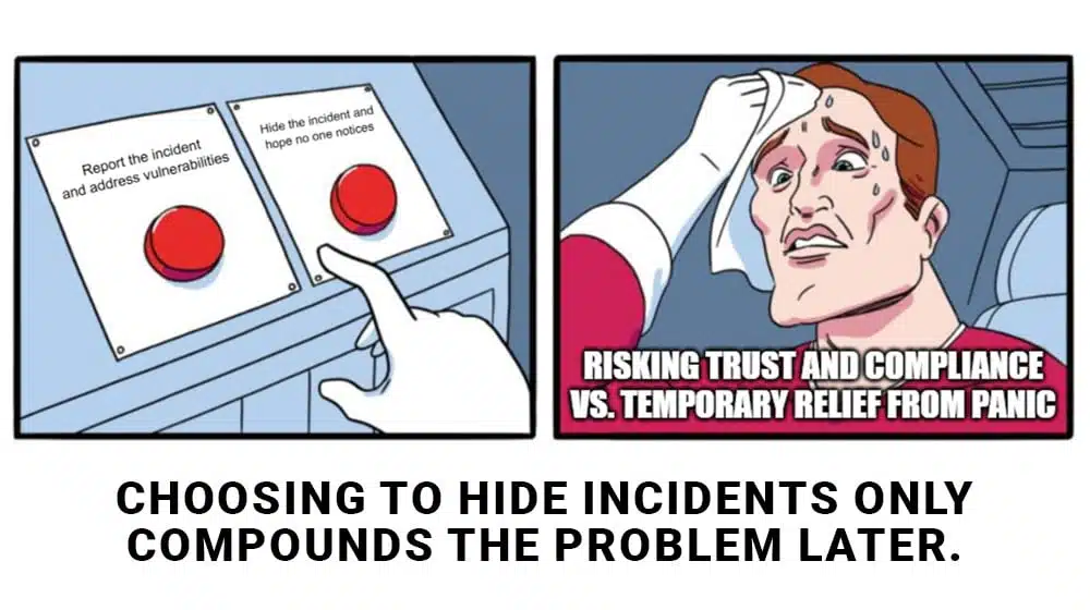 8 Intentionally Hiding Incidents