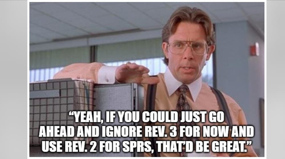 Does SPRS Change with NIST SP 800-171 Rev 3
