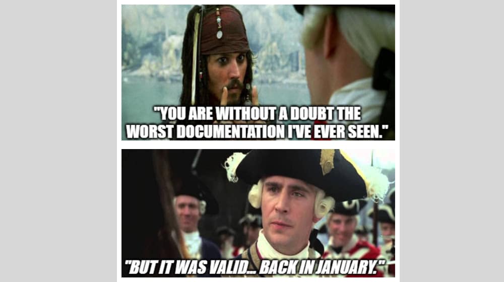 Outdated Documentation