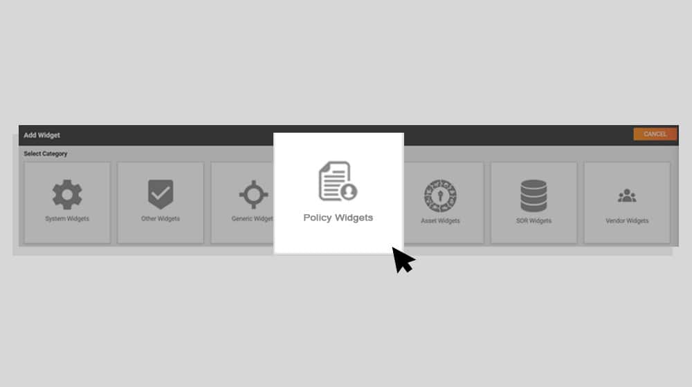 Policy Widgets