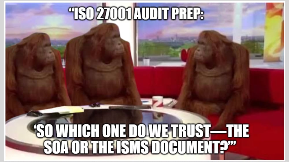 You Have A Serious Disconnect Between Your SoA And Other ISMS Documents