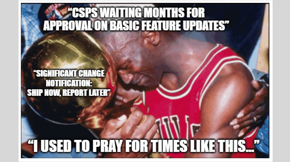 Significant Changes From Request To Notification