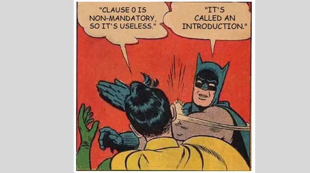 ISO 27001 Clause 0