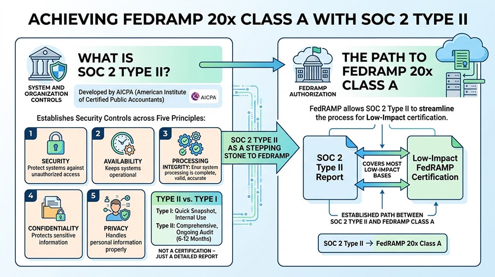 Achieving FedRAMP 20x Class A With SOC 2 Type II