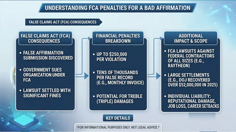 What Are The FCA Penalties For A Bad Affirmation